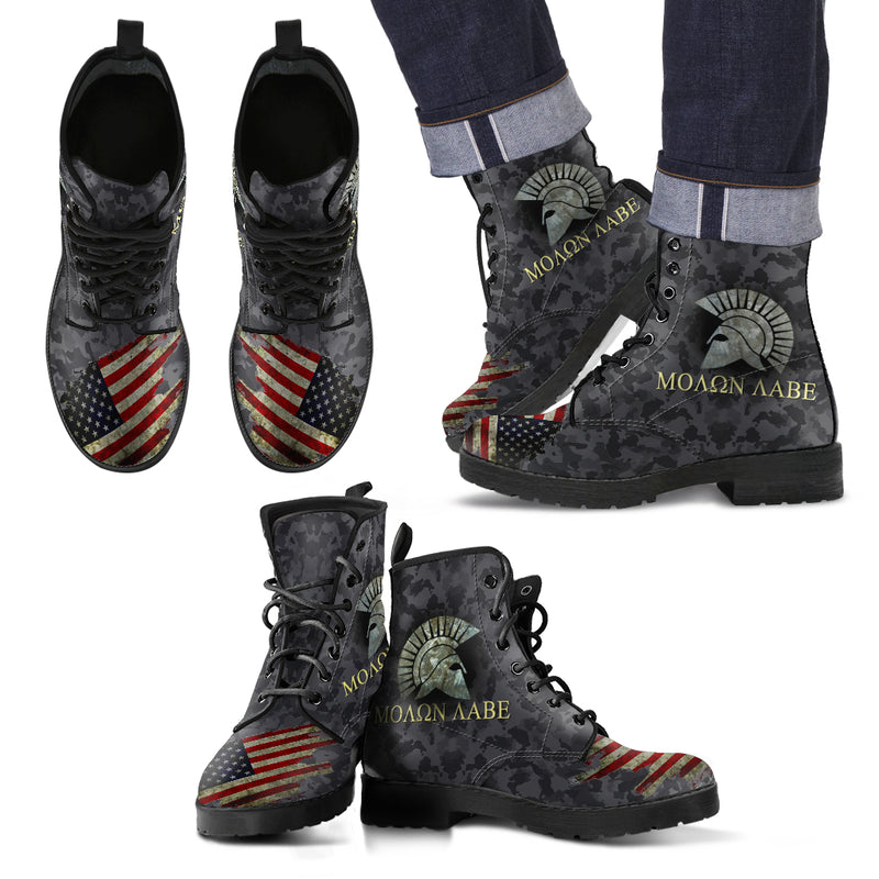 Molon Labe Leather Boots