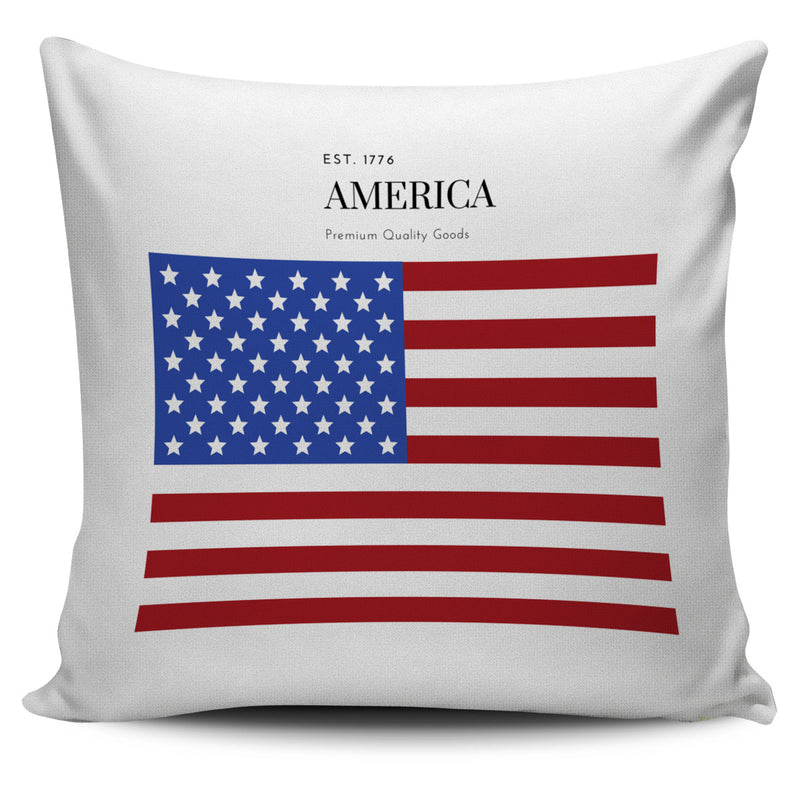 White America Pillow Cover