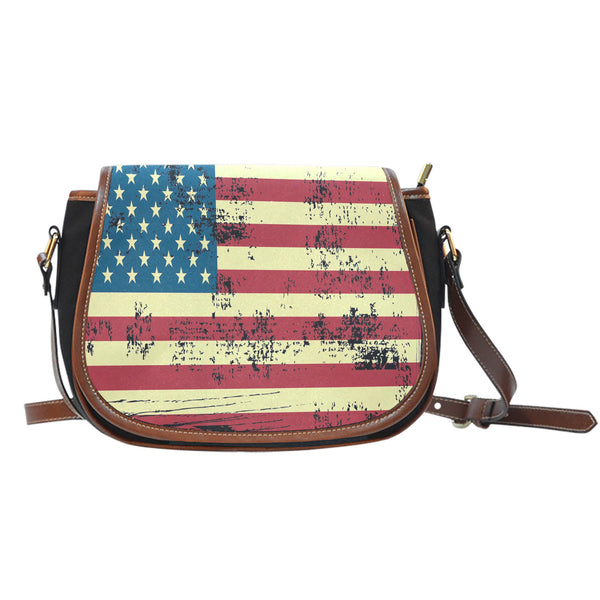 NP American Flag Saddle Bag