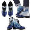 Men's Leather Boots Deeply Blue