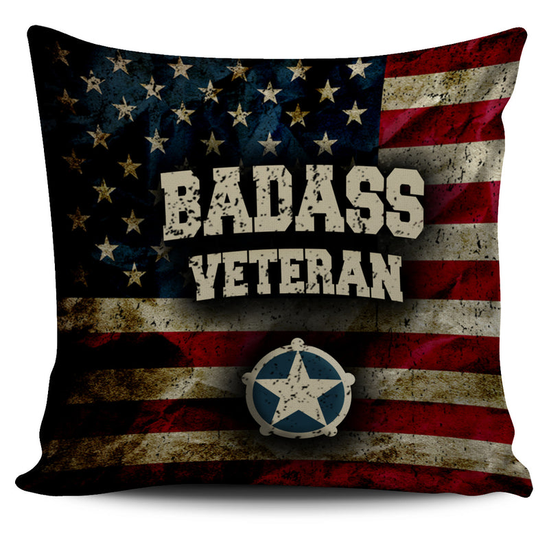 Badass Veteran Pillow Covers