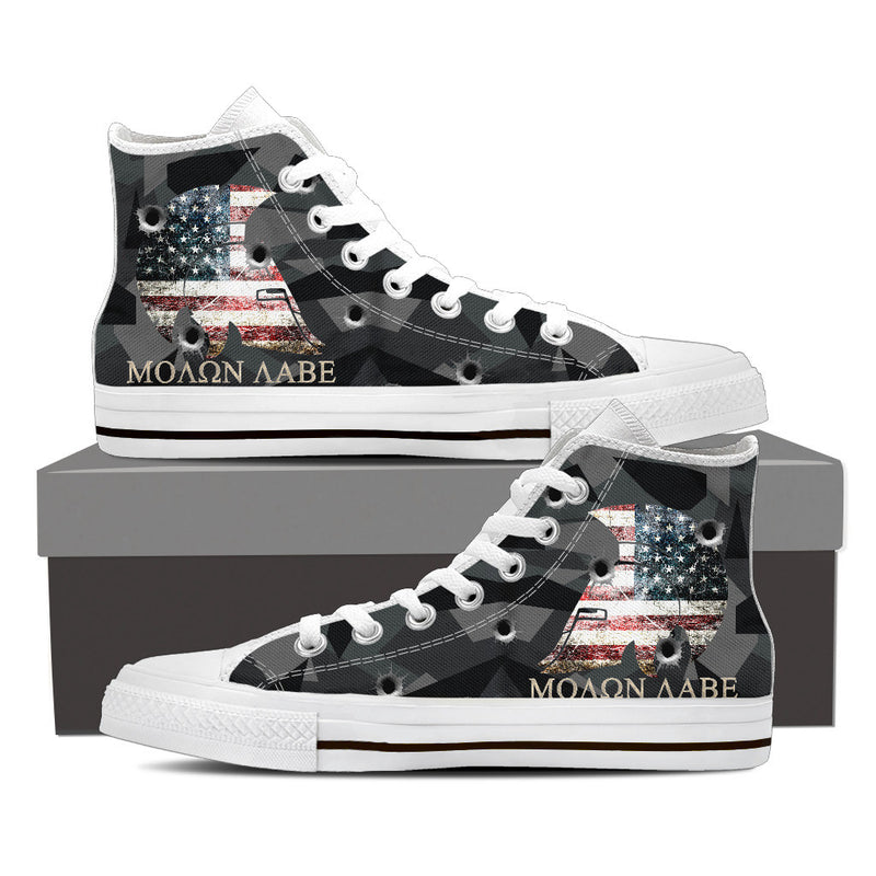 Molon Labe II Women's High Top Shoes