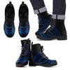 Men's Leather Boots Blue Void