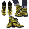 Green Camo Mens Boots Men's Leather Boots