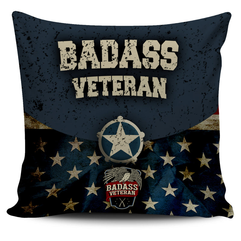 Badass Veteran Pillow Covers