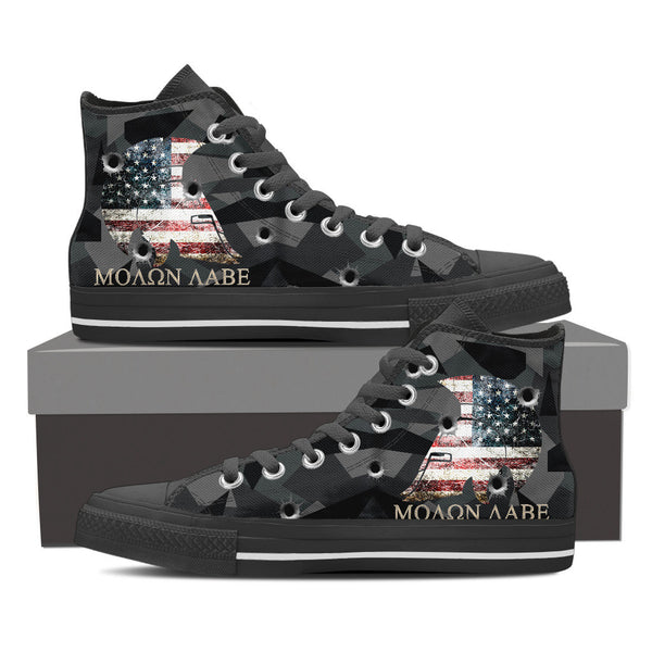 Molon Labe II Women's High Top Shoes