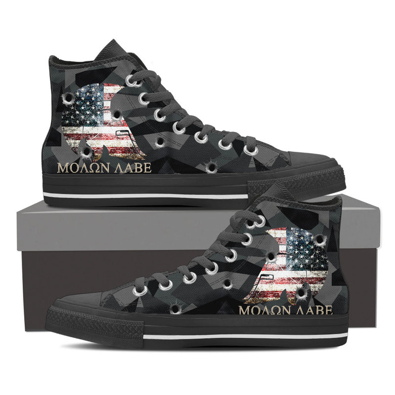 Molon Labe II Women's High Top Shoes
