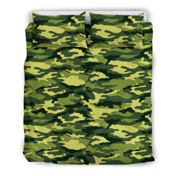 Camouflage Green Duvet Cover Set
