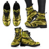 Green Camo Women's Leather Boots