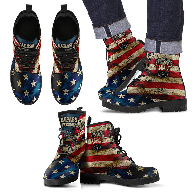 Badass Veteran Leather Boots