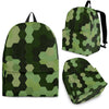 Black and Green camouflage Bookbag