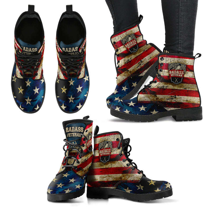 Badass Veteran Leather Boots