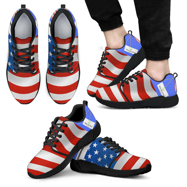 Flag Men's Athletic Sneakers