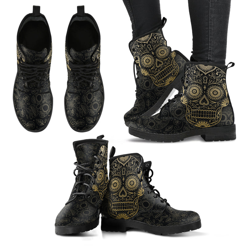 SugarSkull 1 Handcrafted Boots