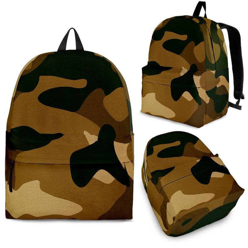 Tan Camo multi Back Pack