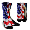 American Flag and Bald Eagle Crew Socks