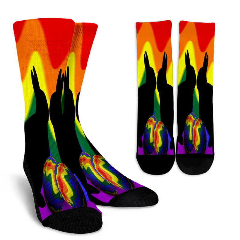 The Great Egg Mystery Crew Socks