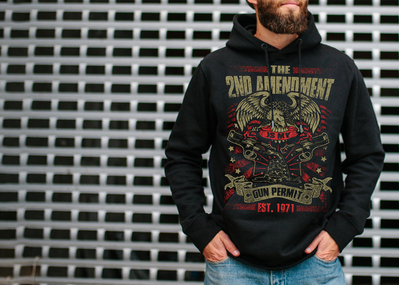 2nd Amendment is my gun permit Hoodie