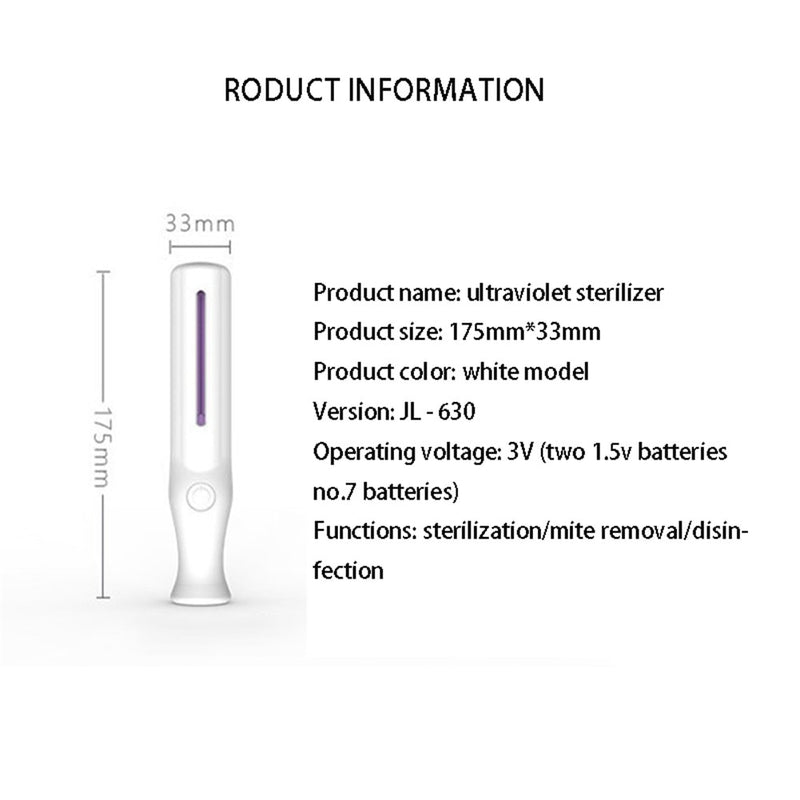 Handheld UV Light Disinfection Lamp