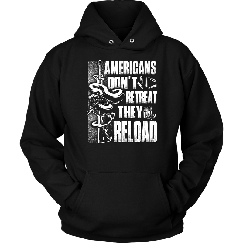 Americans Don't Retreat Unisex Hoodie