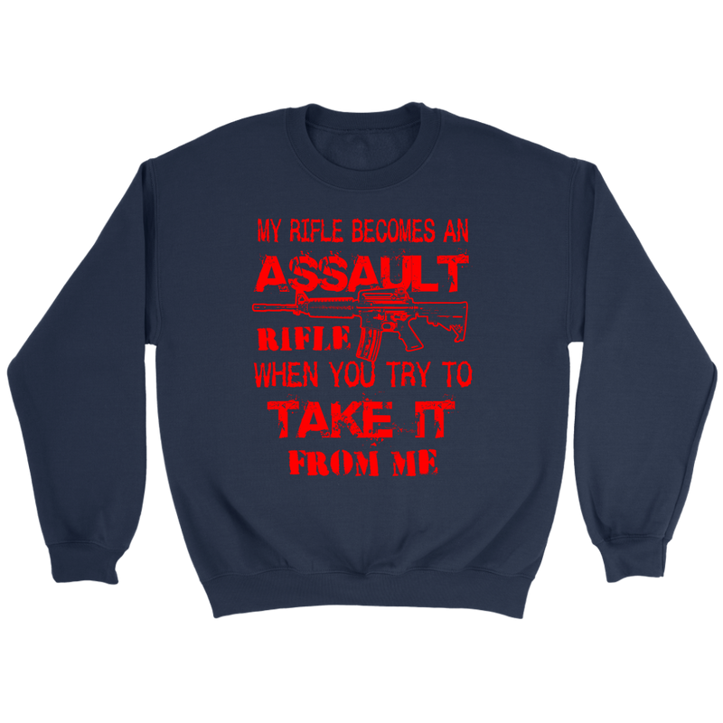 Assault Rifle Crewneck Sweatshirt