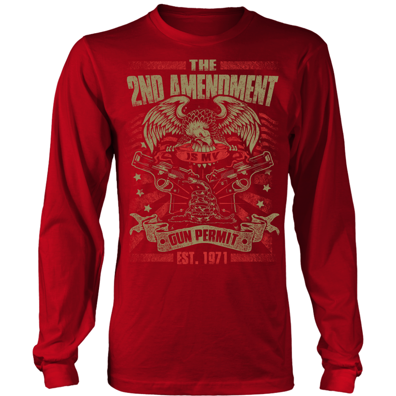 2nd Amendment Long Sleeve Shirt