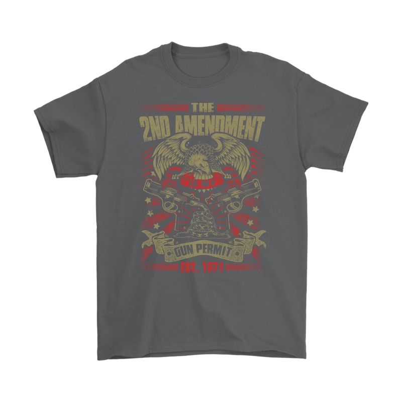 2nd Amendment Is My Gun Permit Men's T-Shirt