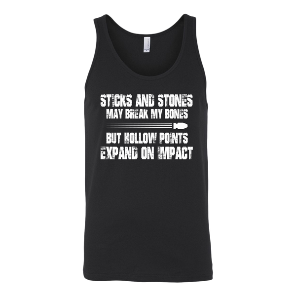 Sticks And Stones Canvas Unisex Tank