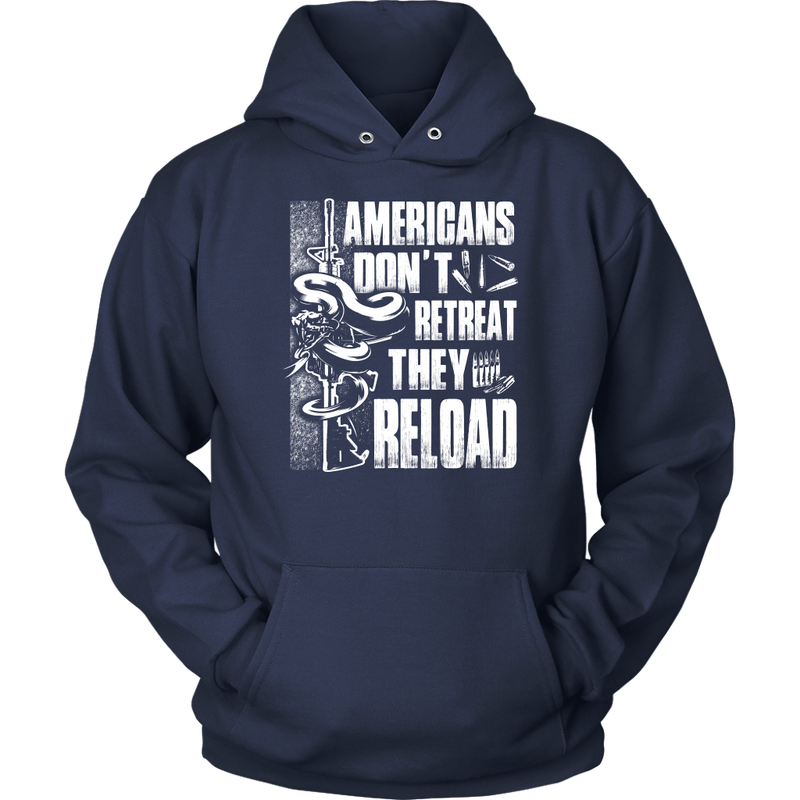 Americans Don't Retreat Unisex Hoodie