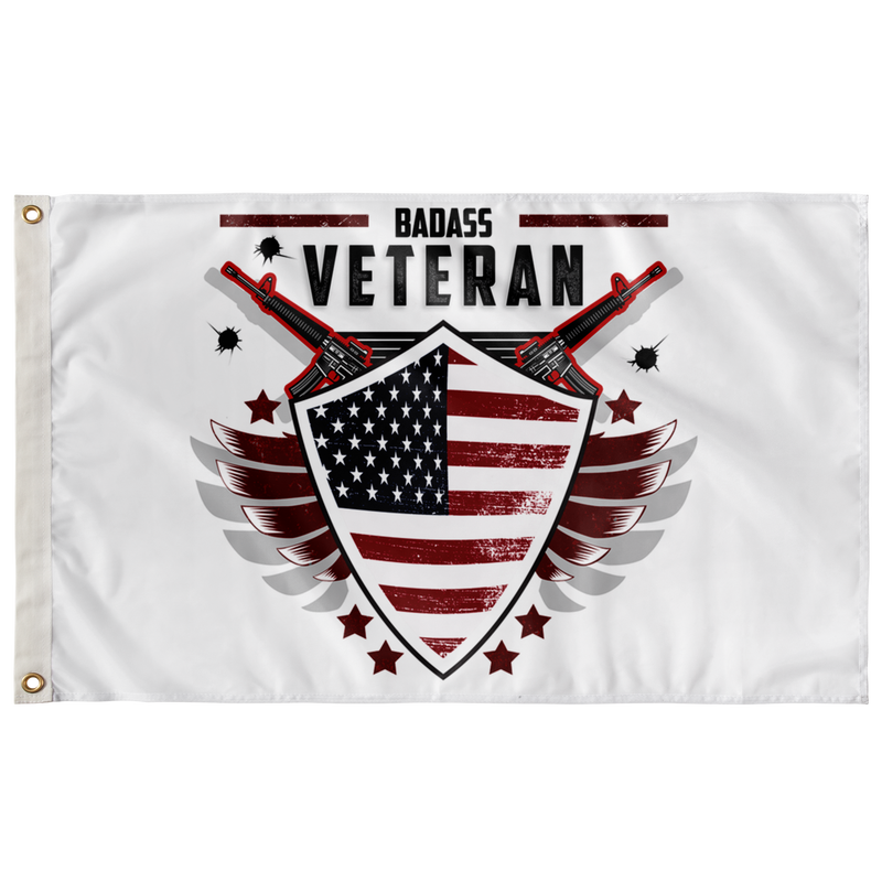 BadAss Veteran Flag