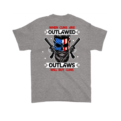 Outlaw Shirt v.2 (Back) - Sport Grey