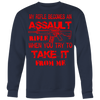 Assault Rifle Crewneck Sweatshirt Big Print