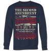 Second Amendment Crewneck Sweatshirt Big Print