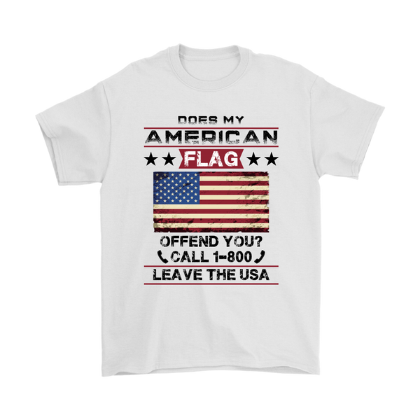 American Flag Shirt - White