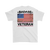 Badass Veteran Shirt (Back) - White