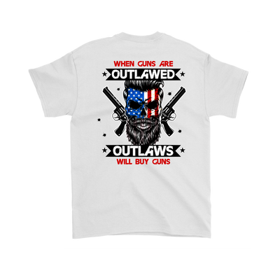 Outlaw Shirt v.2 (Back) - White