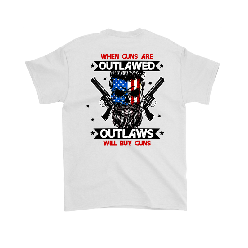Outlaw Shirt v.2 (Back) - White
