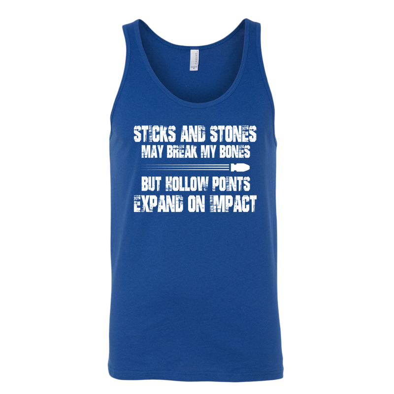 Sticks And Stones Canvas Unisex Tank