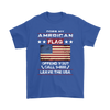 American Flag Shirt - Royal Blue