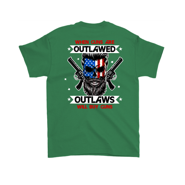 Outlaw Shirt v.2 (Back) - Irish Green