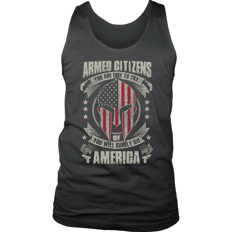 Armed Citizens District Mens Tank