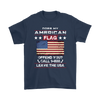 American Flag Shirt - Navy Blue