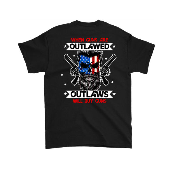 Outlaw Shirt v.2 (Back) - Black
