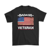 Badass Veteran Shirt - Black