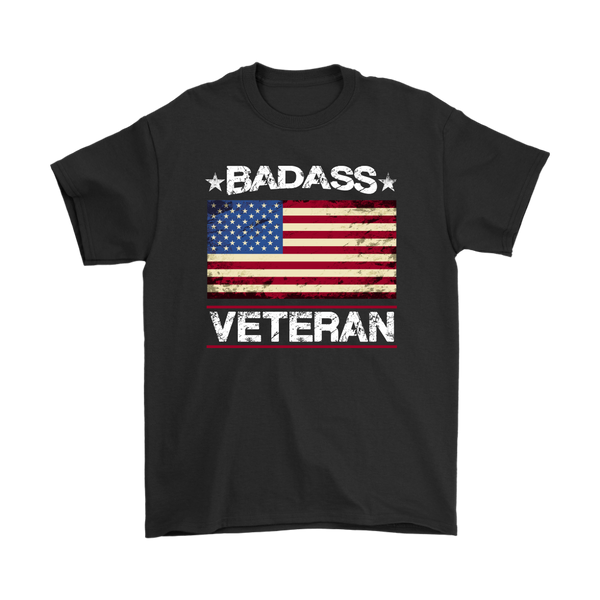 Badass Veteran Shirt - Black