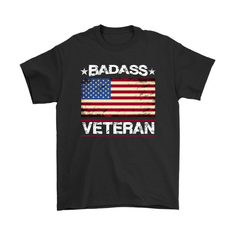 Badass Veteran Shirt - Black