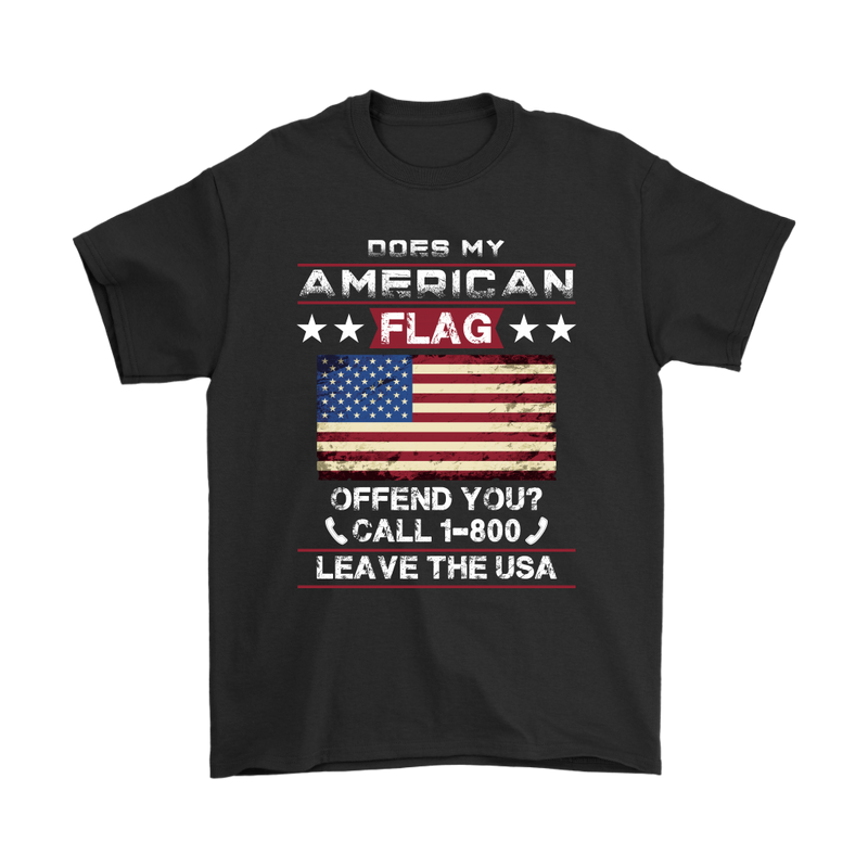American Flag Shirt - Black