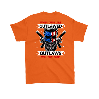 Outlaw Shirt v.2 (Back) - Orange