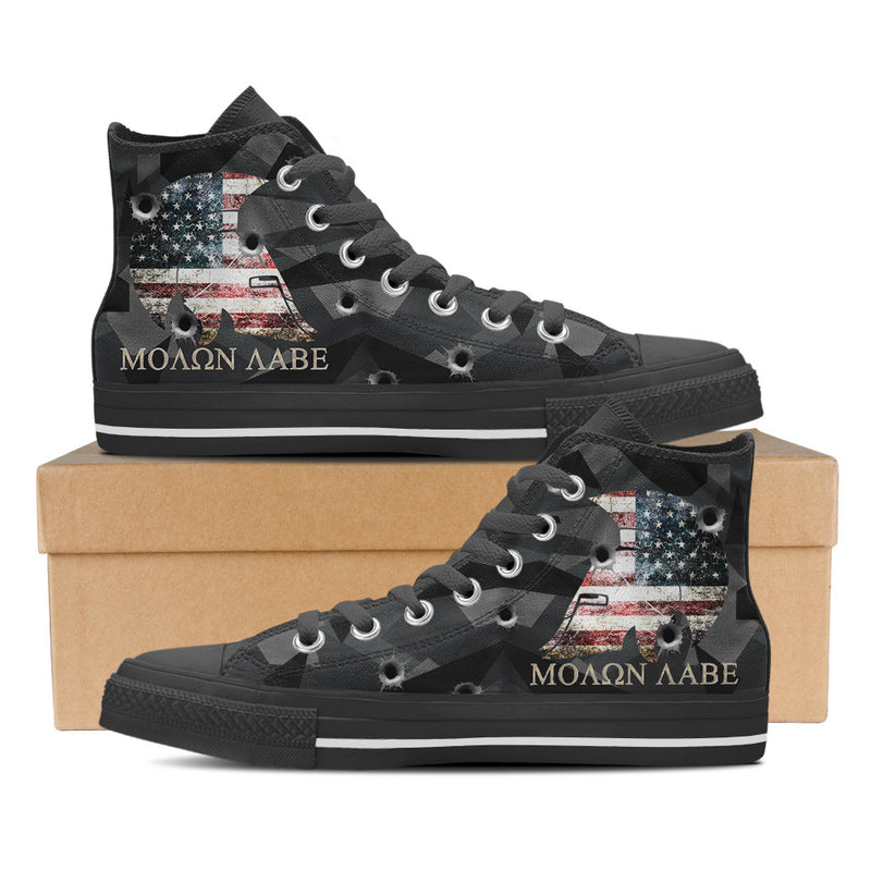 Molon Labe II Women's High Top Shoes