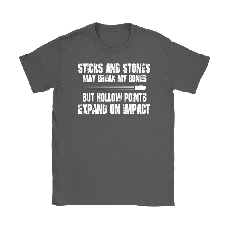 Sticks And Stones Womens T-Shirt